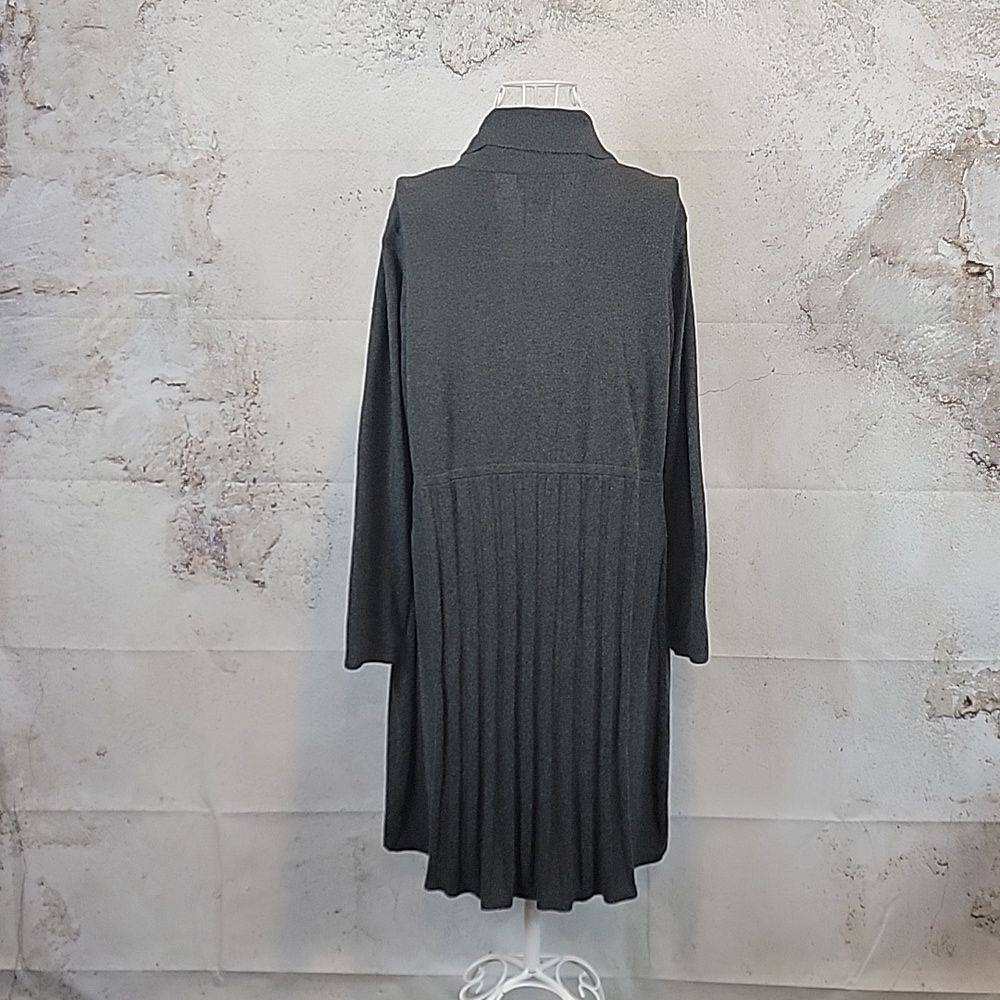 Christopher And Banks Grey Open-Front Sweater Ext… - image 6